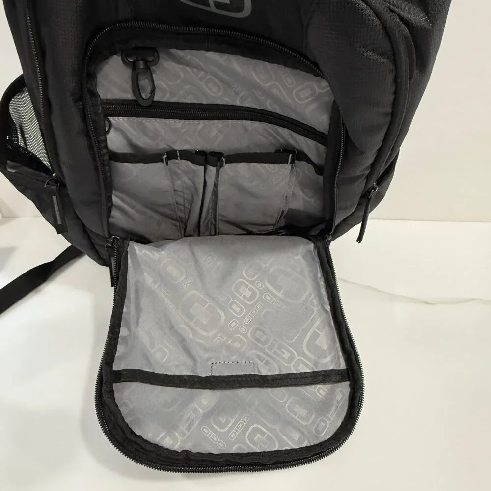 OGIO Calloway Laptop Backpack Padded Black Dollar Tree Travel Work School‎ NEW